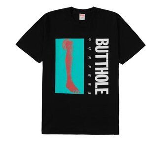 Supreme Surfers Leg Short Sleeve Tee Black Size S